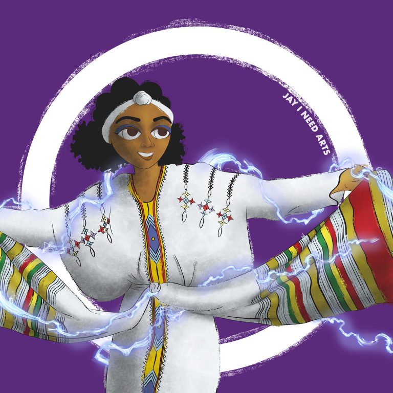 Ethiopian traditional cloth graphics